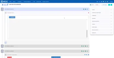 A mesma tela com o botão indicando Gerando, enquanto a IA processa a transcrição.